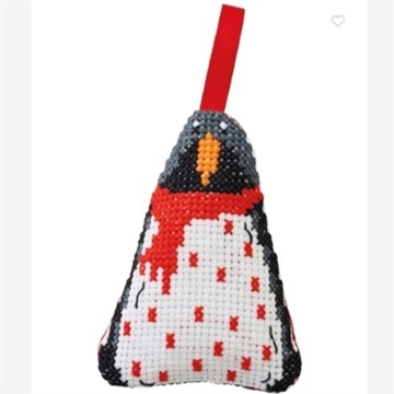 01-6264 Permin julepynt broderikit - pingvin